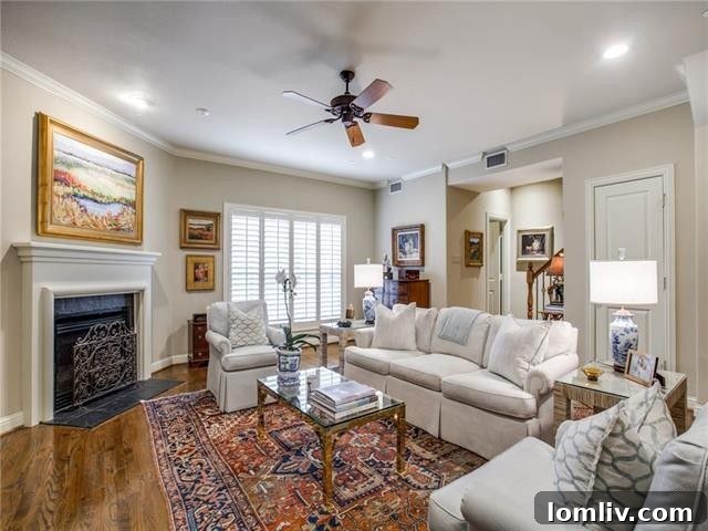 Modern townhouse exterior near SMU