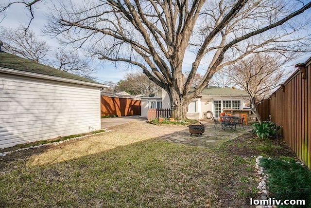 Lush, mature trees and scenic views surrounding the property at 10111 Champa Drive