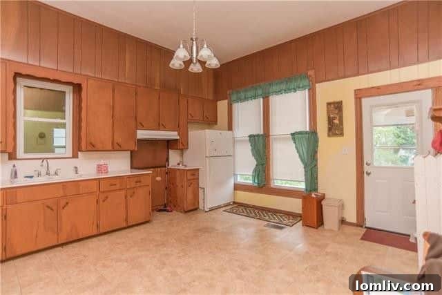 Bright kitchen with updates in historic Dublin, TX home