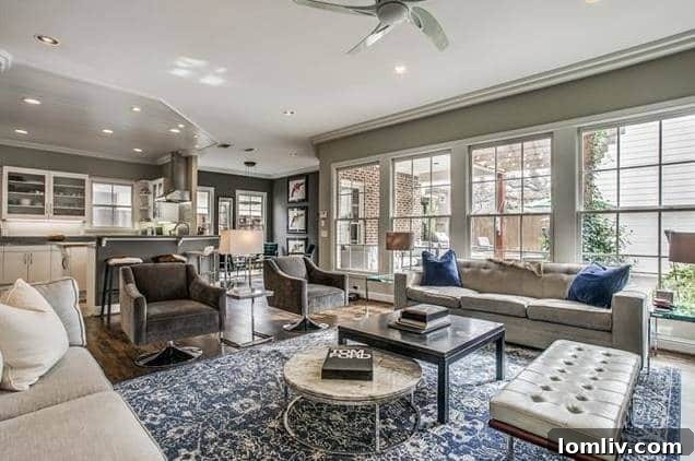 Bryan Parkway Tudor - Hallway with Natural Light