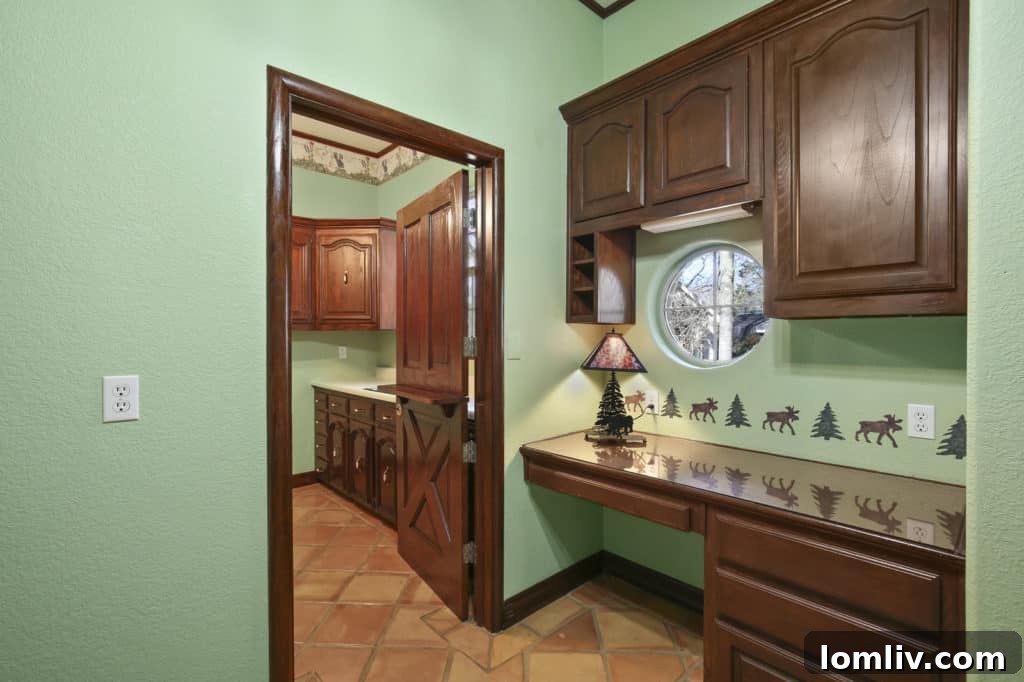 Elegant living room interior with a fireplace and stylish furnishings, showcasing the home's unique design