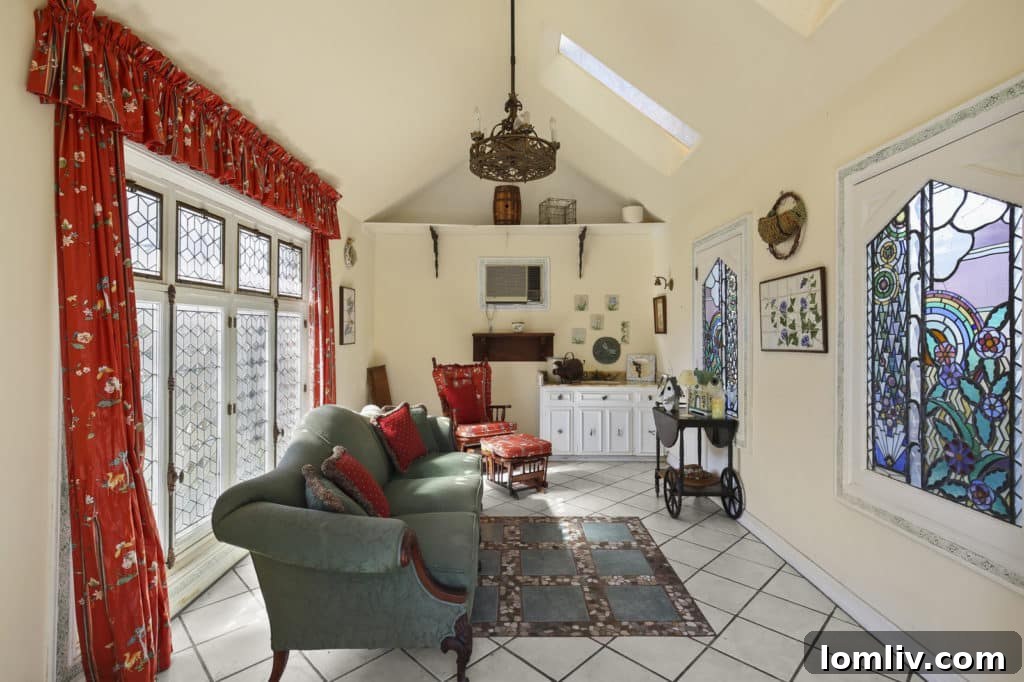 Another elegant bedroom showcasing the home's refined aesthetic