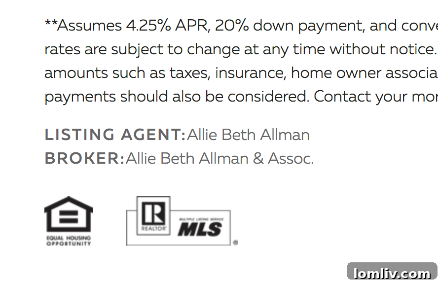 Example of Compass website displaying agent details