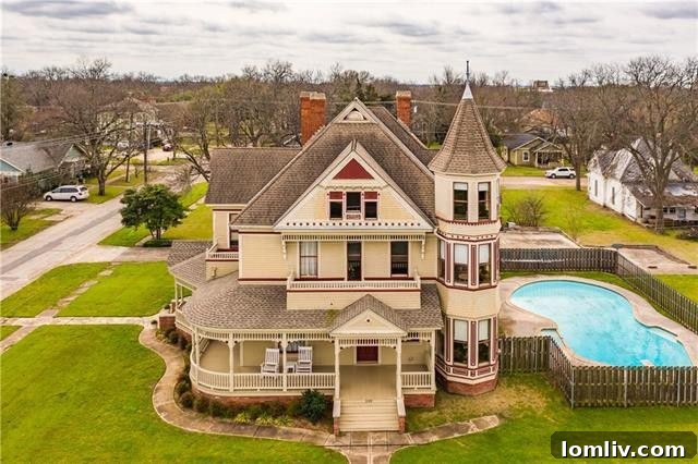 Abbott House Exterior Grandeur and Veranda