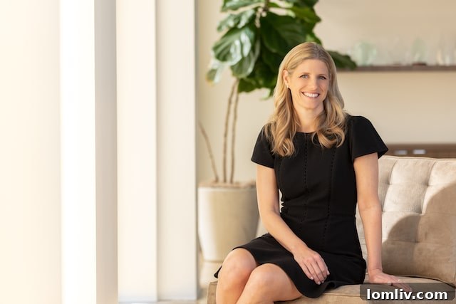 Betsy Cameron, the new Sales Manager for Ebby Halliday Realtors' Little White House office, in a professional portrait.