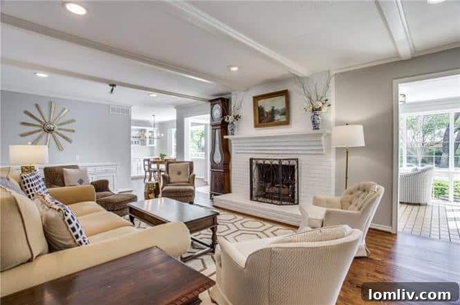 Spacious and Bright Living Areas