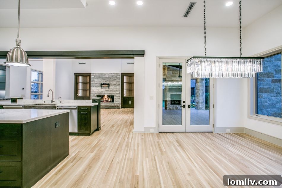 Stunning glass wine closet with separate refrigeration