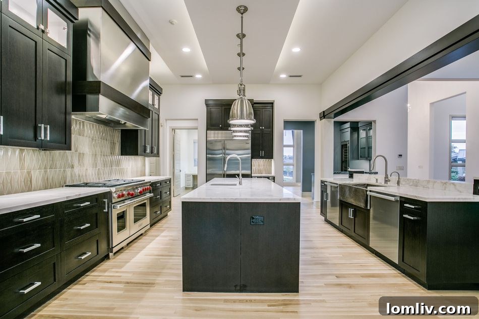 Luxury master bathroom with contemporary design