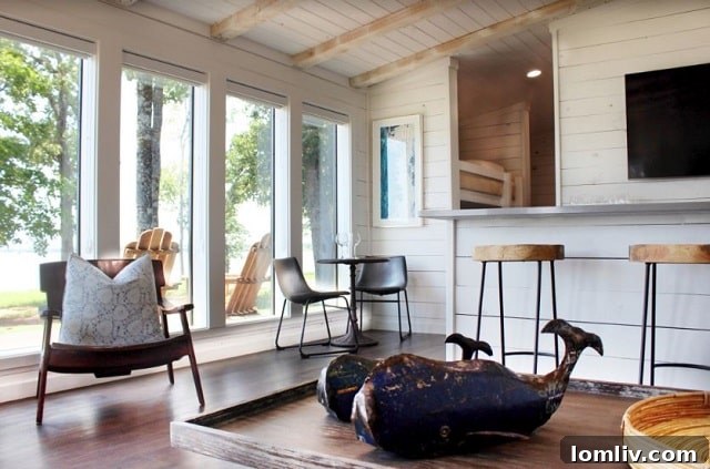 Long Cove Camp House Interior