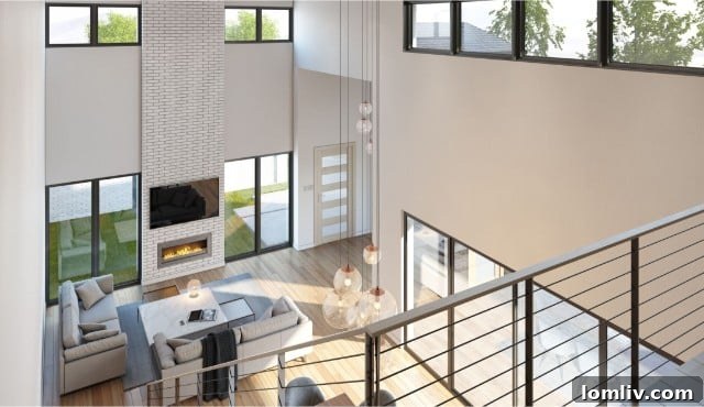 Modern inspired home with great natural light by Northfield Development