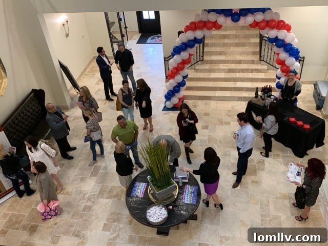 Champions School of Real Estate Elevates Austin's Real Estate Future with Grand Opening 6 Guests were mingling and networking in Champions School of Real Estate Austin campus’ atrium.