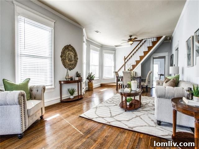 Junius Heights Green Home Living Dining Area