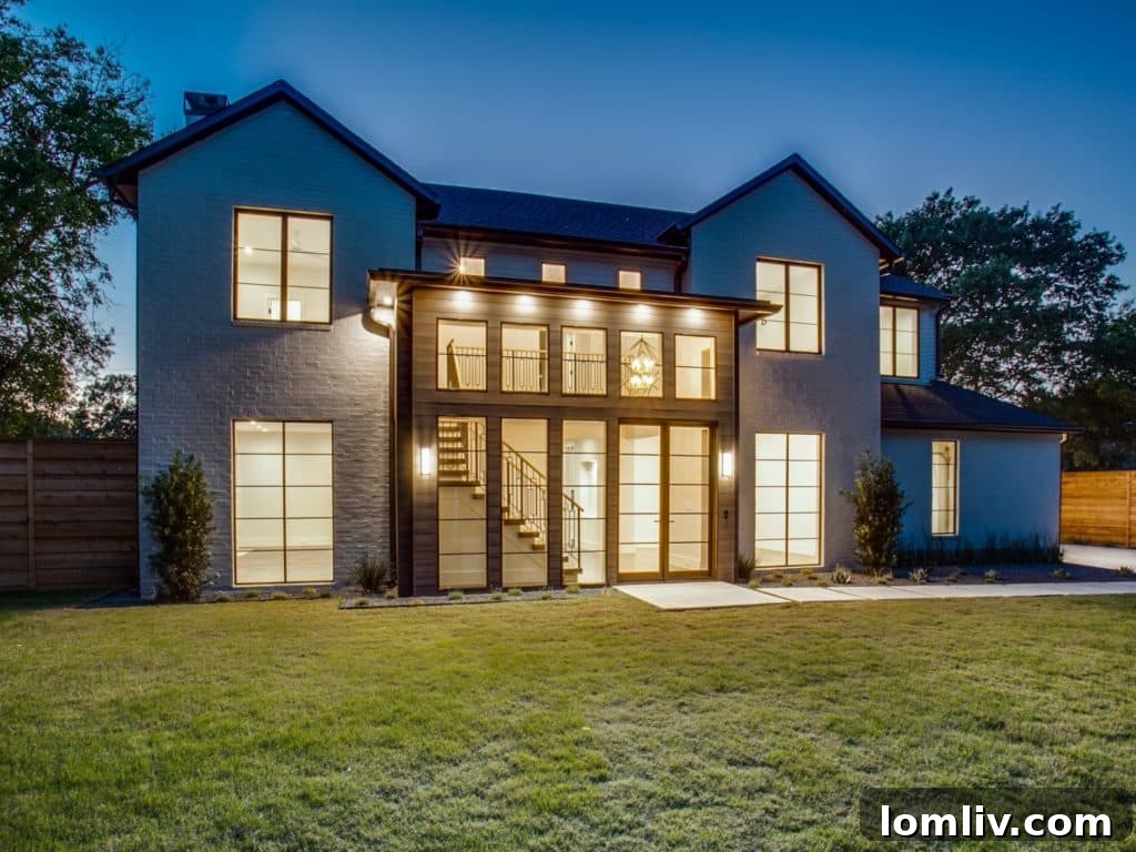 Luxury Modern Home Exterior - Dallas Real Estate