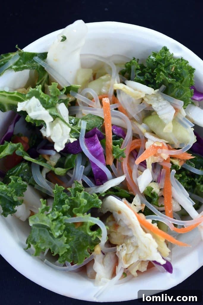 One of the fresh Thai fusion culinary offerings at EnjoyMint restaurant.