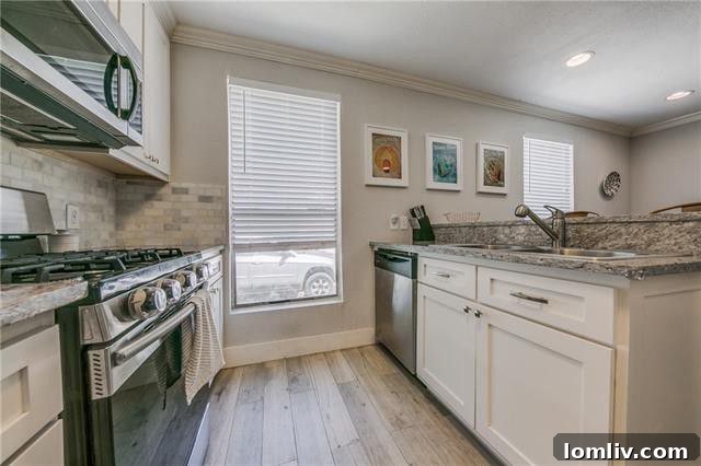Modern kitchen with open layout in the Cedar Crest home