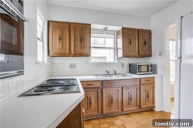 Bright and spacious living area of the Dallas rental with natural light
