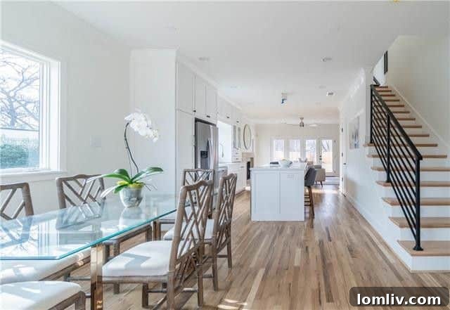 Stylish living area of new construction home