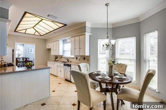 Newly renovated master bathroom with dual sinks and luxurious finishes