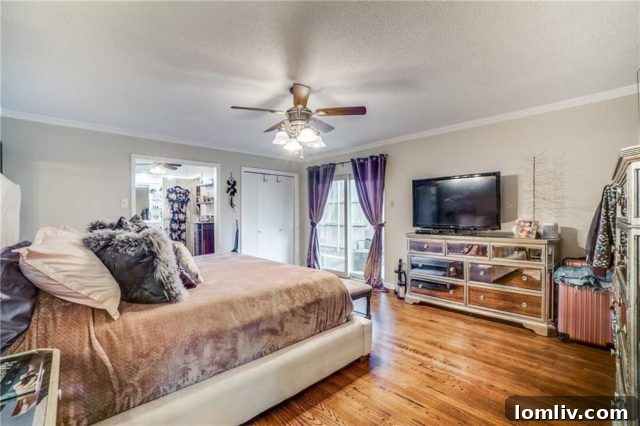 North Dallas Midcentury Masterpiece Claims Weekly Rental Spotlight 6 Master Bedroom with Patio Access