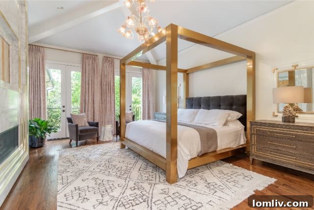 Saint Johns Spanish Villa: A Jewel of Design and Grandeur 9 Highland Park Home Office Detail