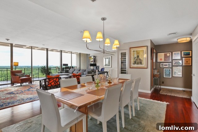 Elegant Foyer and Dining Area at The Athena