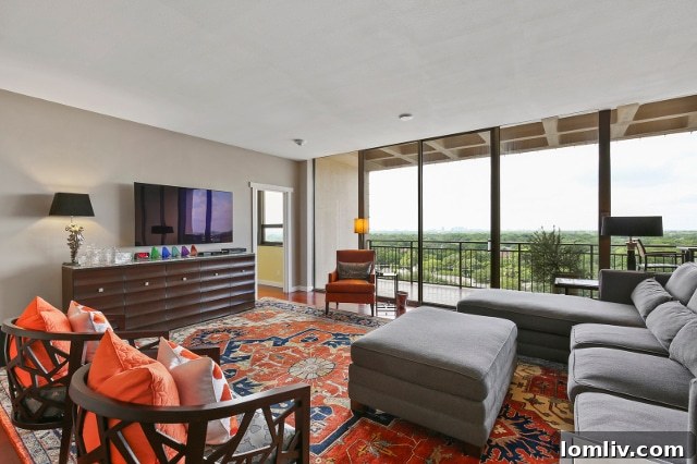 Spacious and Bright Living Room in Unit 1111