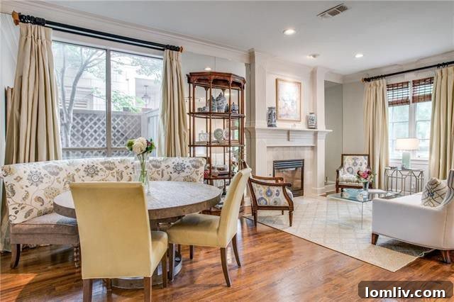 Well-Appointed Gourmet Kitchen in Dallas Three-Story House
