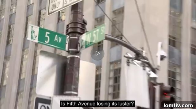 Stunning NYC skyline with historic Fifth Avenue architecture
