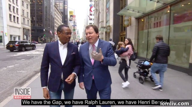 Inside Edition segment discussing Fifth Avenue's retail challenges