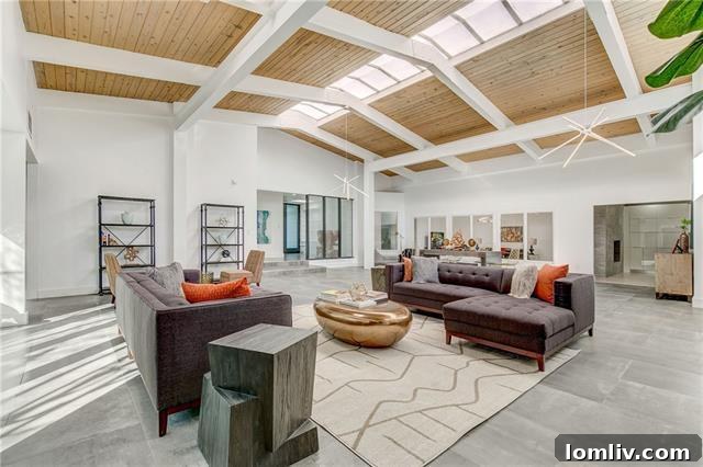 Spacious, light-filled living area with modern furnishings at 3401 Dorothy Lane