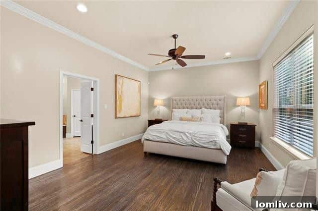 Spacious Living Area with High Ceilings