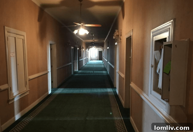 Historical photograph of the Ambassador Hotel during its period as affordable housing for elderly residents.