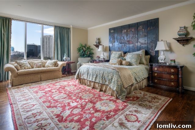 Turtle Creek Chic: The Condo That Will Convert You to Apartment Living 7 Modern gourmet kitchen with high-end appliances and marble island