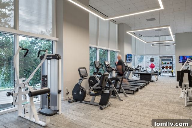 Turtle Creek Chic: The Condo That Will Convert You to Apartment Living 10 Elegant club room with lounge seating and access to outdoor patio