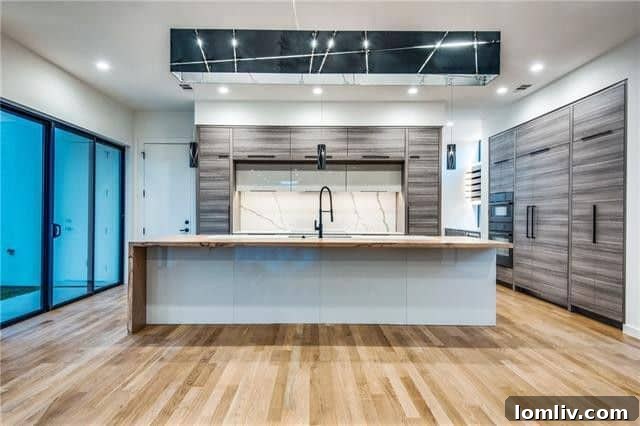 Gourmet Bosch kitchen with a large island and modern finishes