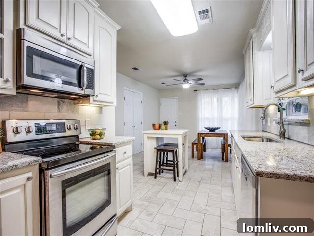 Modern Open Concept Kitchen in Dallas Home