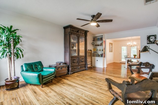 Modern Kitchen with Hardwood Floors