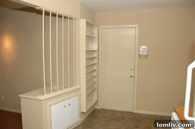 Cozy living space in the Midcentury North Dallas rental