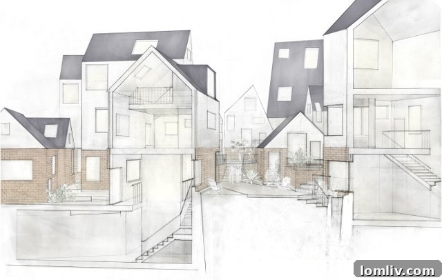 Award-winning student architectural design: 'A Home is Not a House' proposes a community-focused, density-conscious residential model inspired by ancient villages.