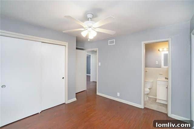 Spacious Master Bedroom with Sitting Area