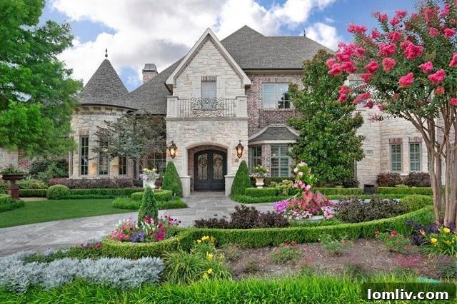 Frisco Starwood Luxury Residence Commands $2.3 Million 2 Stunning French Country luxury home exterior at 5008 Monterey Drive, Frisco TX