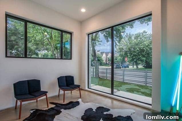 4685 Deere Street Modern Home Interior Living Area