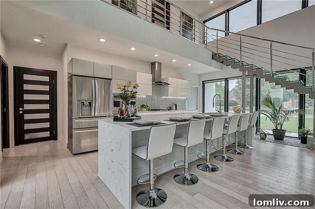 Luxurious master bathroom with modern fixtures