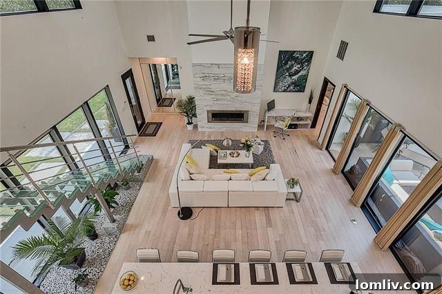 Resort-style backyard with large swimming pool and patio