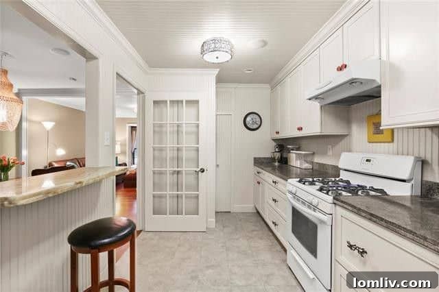 Charming kitchen with beadboard