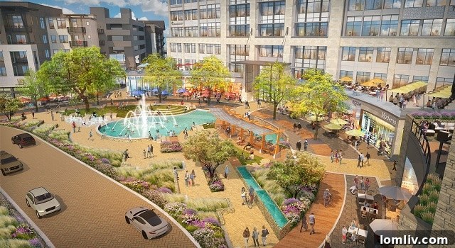 Castle Hills: live-work-play community with retail, restaurants, and offices