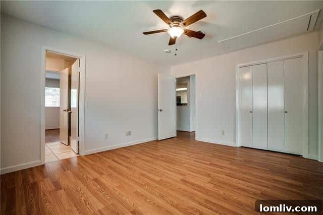 Convenient covered parking for two vehicles, offering protection from the elements at the Dallas duplex