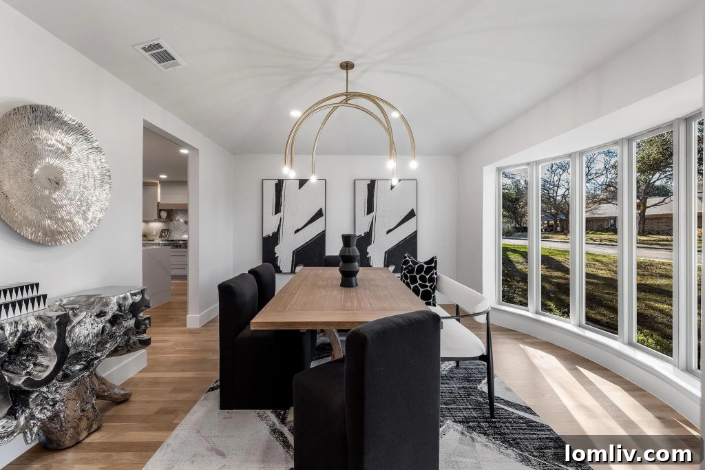 Elegant living space showcasing high-quality finishes and an inviting atmosphere