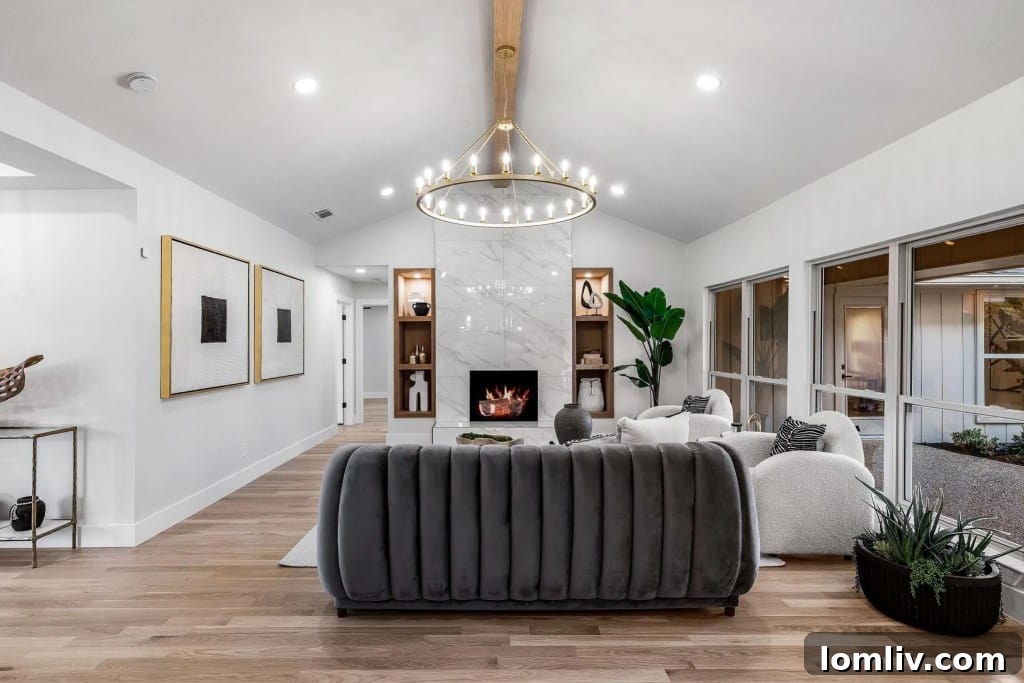 Modern kitchen with premium appliances and sleek design, hinting at luxury