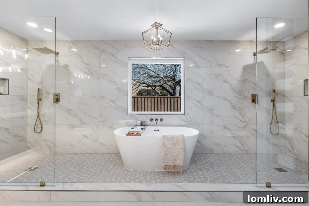 Expansive walk-in closet with custom storage and integrated vanity area